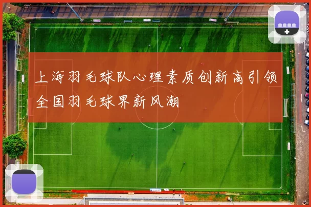 上海羽毛球队心理素质创新高引领全国羽毛球界新风潮