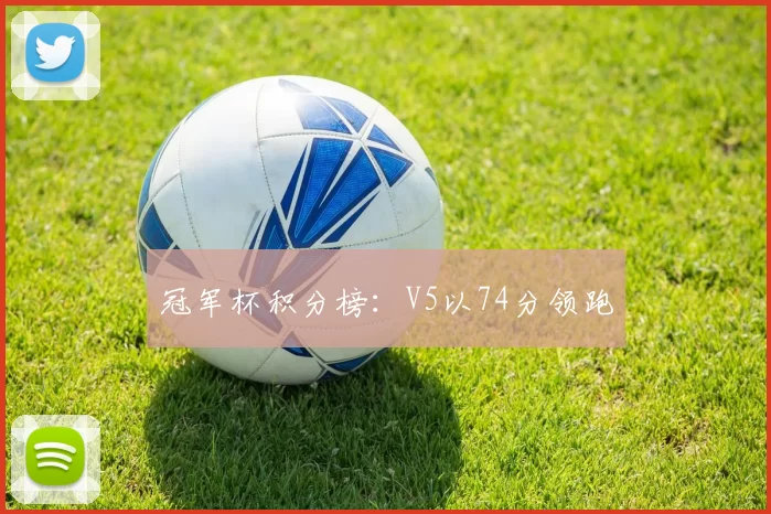 冠军杯积分榜：V5以74分领跑